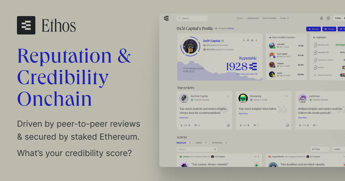 Karma recognizes contribution to Ethos