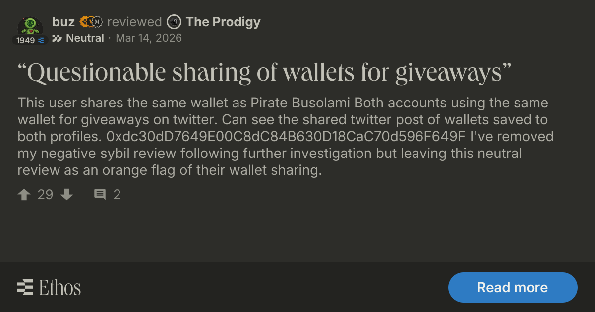 [ARCHIVED] buz left a neutral review for The Prodigy