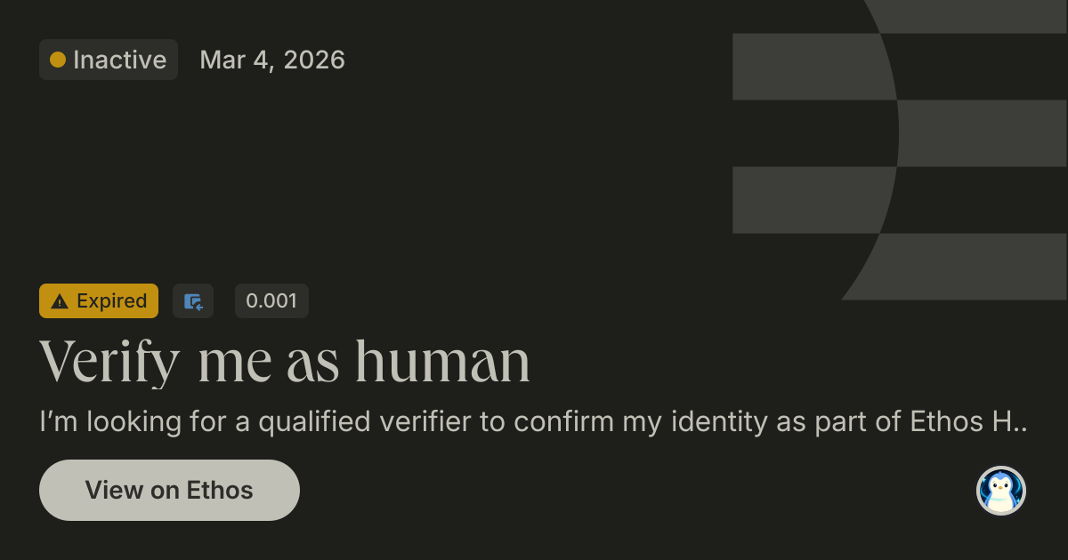 Verify me as human